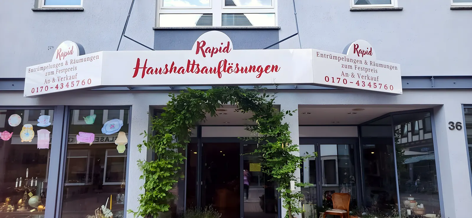 Ladengeschäft von Rapid Haushaltsauflösungen in der Obernstraße 36 in Stadthagen